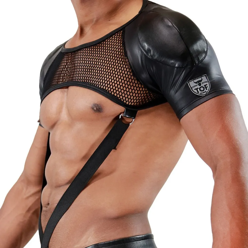 TOF Paris Harnais-Harnais Complet Spartacus Noir