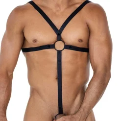 CUT4MEN Harnais-Harnais Crossed C-Ring H4RNESS Noir