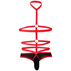 CUT4MEN Tenues Sexy|Harnais-Harnais Daring R4VAGE Noir - Rouge