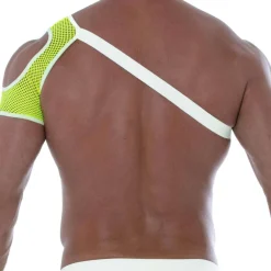 TOF Paris Harnais-Harnais d'Epaule Neon Mesh Jaune Fluo