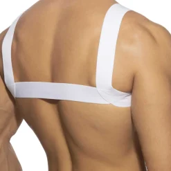 AD Fetish Harnais-Harnais Elastic Basic Blanc
