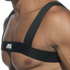 AD Fetish Harnais-Harnais Elastic Basic Noir