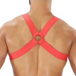 TOF Paris Harnais-Harnais Elastique Fetish Rouge