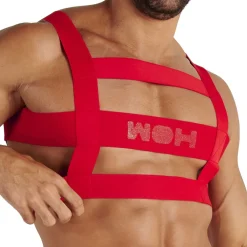 WOH Harnais-Harnais Elastique Night Universe Rouge