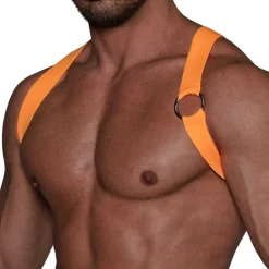 TOF Paris Harnais-Harnais Elastique Party Boy Orange Fluo