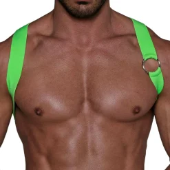 TOF Paris Harnais-Harnais Elastique Party Boy Vert Fluo