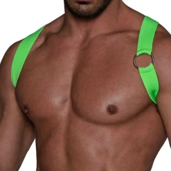 TOF Paris Harnais-Harnais Elastique Party Boy Vert Fluo