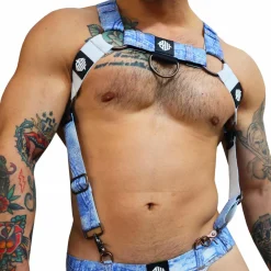 Breedwell Harnais-Harnais Loaded Denim Indigo Clair