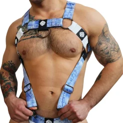 Breedwell Harnais-Harnais Loaded Denim Indigo Clair