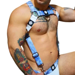 Breedwell Harnais-Harnais Loaded Denim Indigo Clair