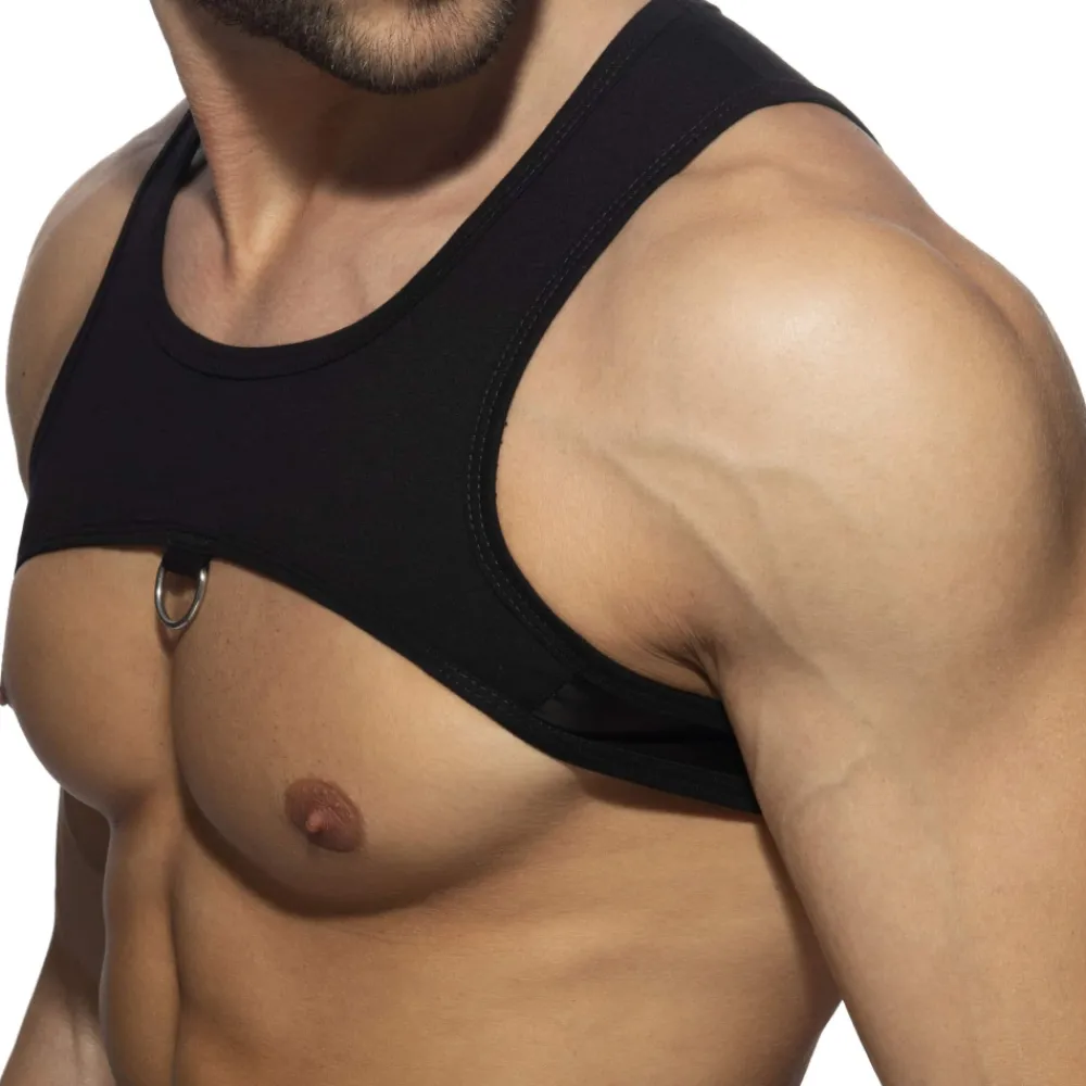 AD Fetish Harnais-Harnais Ring Noir