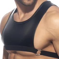 AD Fetish Harnais-Harnais Round Buckle Noir