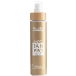MégaTan Solaire|Plage-Huile de Bronzage Naturelle Sèche Max-Tan Pro - 115 ml
