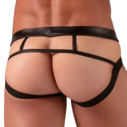 Absolu Male Jockstraps-Jock Slip Master Noir