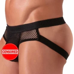 Absolu Male Jockstraps-Jock Slip Séduction Noir