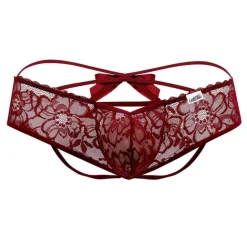 CandyMan Jockstraps-Jock Strap Bow Bordeaux