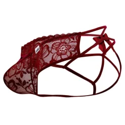 CandyMan Jockstraps-Jock Strap Bow Bordeaux