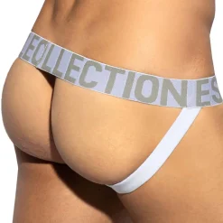 ES Collection Jockstraps-Jock Strap Coton 7 Days 3.0 Blanc