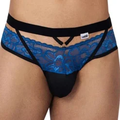 CandyMan Jockstraps-Jock Strap Dentelle Bleu