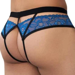 CandyMan Jockstraps-Jock Strap Dentelle Bleu
