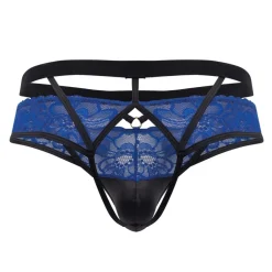 CandyMan Jockstraps-Jock Strap Dentelle Bleu