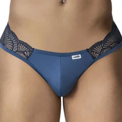 CandyMan Jockstraps-Jock Strap Dentelle Bleu Marine