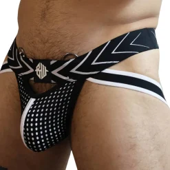 Breedwell Jockstraps-Jock Strap Dickmatized Noir - Blanc