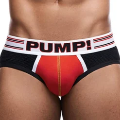 Pump! Jockstraps-Jock Strap E-Racer Circuit Rouge - Noir