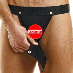 Modus Vivendi Jockstraps-Jock Strap Glory Hole Noir