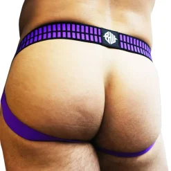 Breedwell Jockstraps-Jock Strap Hybred Noir - Violet