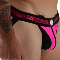 Breedwell Jockstraps-Jock Strap Illuminator Rose Fluo