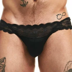 Sexy Boy Jockstraps-Jock Strap Lingerie Dentelle Noir