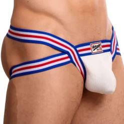 Marcuse Jockstraps|Sous-Vêtements Push Up-Jock Strap Marche Blanc