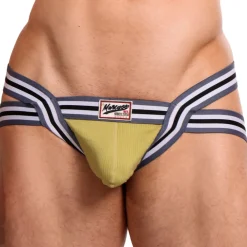 Marcuse Jockstraps|Sous-Vêtements Push Up-Jock Strap Marche Jaune