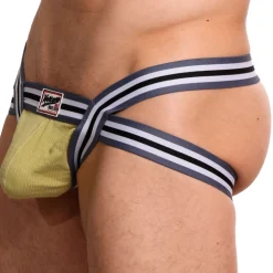 Marcuse Jockstraps|Sous-Vêtements Push Up-Jock Strap Marche Jaune