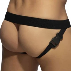 Addicted Jockstraps|Sous-Vêtements Push Up-Jock Strap Mesh Click Noir