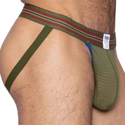 Bike Jockstraps-Jock Strap Mesh Kaki