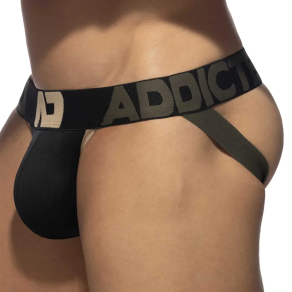 Addicted Jockstraps|Sous-Vêtements Push Up-Jock Strap Naked Feeling Push Up Noir