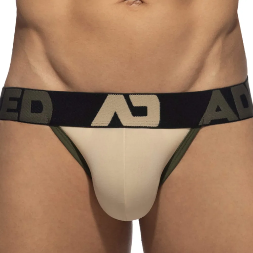 Addicted Jockstraps|Sous-Vêtements Push Up-Jock Strap Naked Feeling Push Up Beige