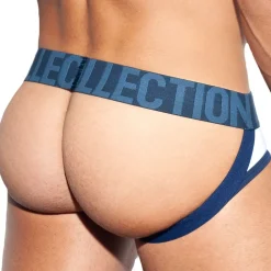 ES Collection Jockstraps|Sous-Vêtements Push Up-Jock Strap Open Mesh Blanc
