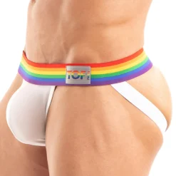 TOF Paris Jockstraps-Jock Strap Pride Blanc