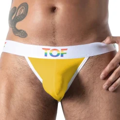 TOF Paris Jockstraps-Jock Strap Pride Joyful Jaune