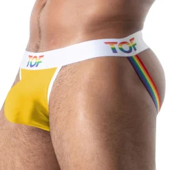 TOF Paris Jockstraps-Jock Strap Pride Joyful Jaune