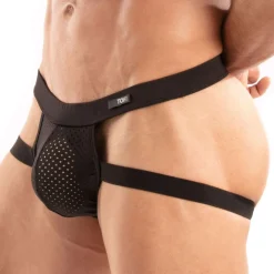 TOF Paris Jockstraps|Sous-Vêtements Sport-Jock Strap Tentation Microfibre Noir