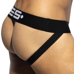ES Collection Jockstraps-Jock Strap Velours Beige