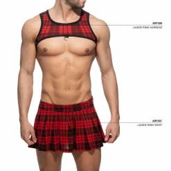 AD Fetish Tenues Sexy-Jupe Laddie Ring Rouge