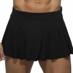 AD Fetish Tenues Sexy-Jupe Plissée Ring Noire