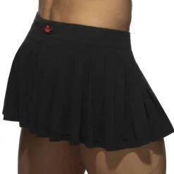 AD Fetish Tenues Sexy-Jupe Plissée Ring Noire
