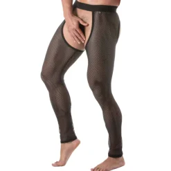 TOF Paris Tenues Sexy-Legging Chaps Circuit Résille Noir