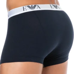 Emporio Armani Boxers-Lot de 3 Boxers Bold Monogram Coton Bleu Marine